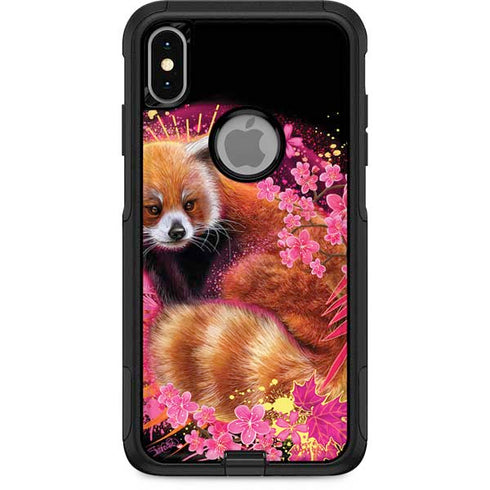 Red Panda with Flowers by Sheena Pike Otterbox Commuter iPhone Skin
