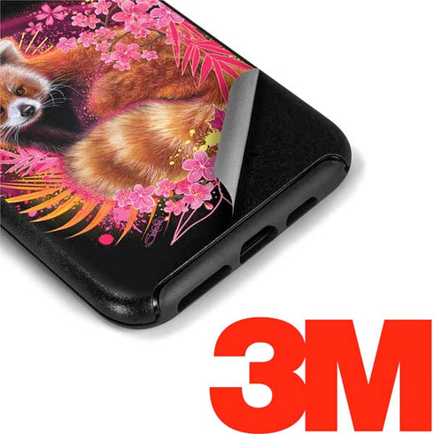 Red Panda with Flowers by Sheena Pike Otterbox Symmetry iPhone Skin