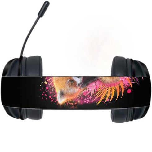 Red Panda with Flowers by Sheena Pike Razer Kraken X Skin