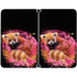 Red Panda with Flowers by Sheena Pike Surface Duo Skin