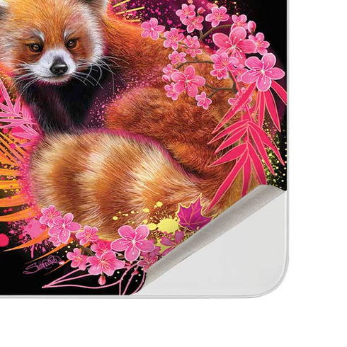 Red Panda with Flowers by Sheena Pike Surface Duo Skin