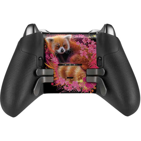 Red Panda with Flowers by Sheena Pike Xbox Elite Wireless Controller Series 2 Skin
