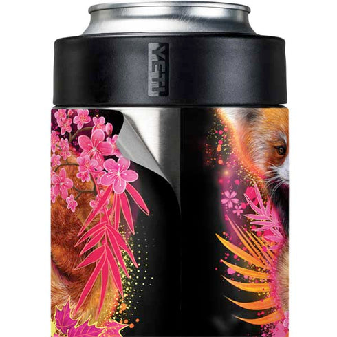 Red Panda with Flowers by Sheena Pike Yeti Colster Can Insulator Skin