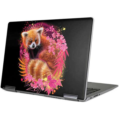 Red Panda with Flowers by Sheena Pike Yoga 710 14in Skin