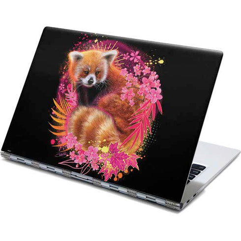Red Panda with Flowers by Sheena Pike Yoga 910 2-in-1 14in Touch-Screen Skin