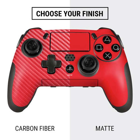 Red Solid PlayStation Scuf Vantage 2 Controller Skin