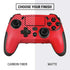 Red Solid PlayStation Scuf Vantage 2 Controller Skin