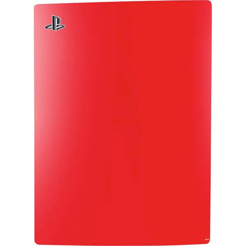 Red Solid PS5 Console Skin
