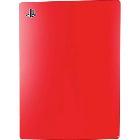 Red Solid PS5 Digital Edition Console Skin