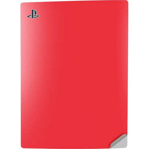 Red Solid PS5 Digital Edition Console Skin