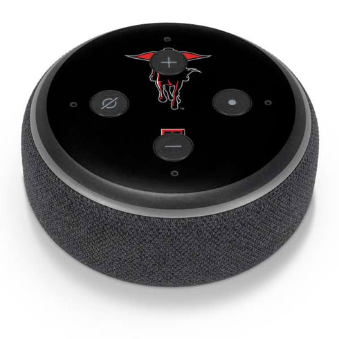 Texas Tech University Red Raiders Logo Amazon Echo Dot Skin