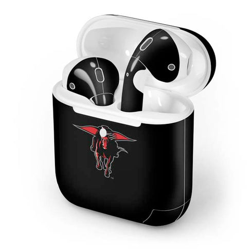 Texas Tech University Red Raiders Logo Apple AirPods 2 Skin