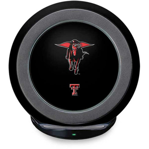 Texas Tech University Red Raiders Logo Fast Charge Wireless Charging Stand Skin