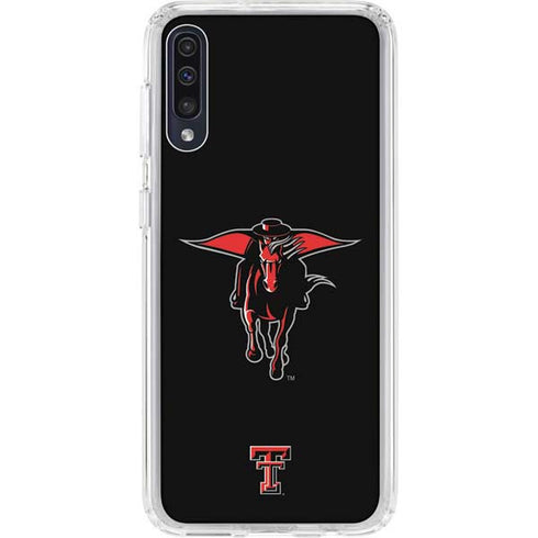 Texas Tech University Red Raiders Logo Galaxy A50 Clear Case