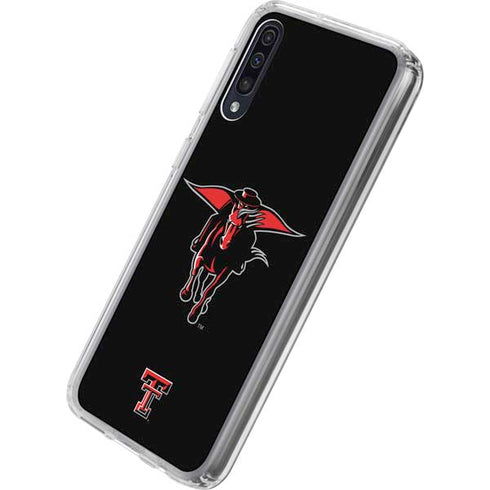 Texas Tech University Red Raiders Logo Galaxy A50 Clear Case