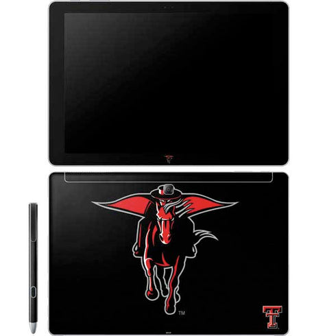 Texas Tech University Red Raiders Logo Galaxy Book 12in Skin