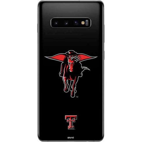Texas Tech University Red Raiders Logo Galaxy S10 Plus Skin