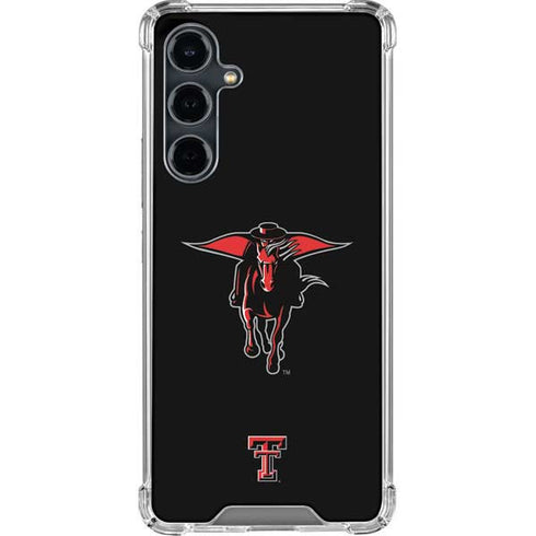 Texas Tech University Red Raiders Logo Galaxy S23 FE Clear Case