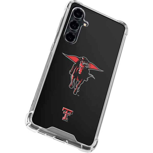Texas Tech University Red Raiders Logo Galaxy S23 FE Clear Case