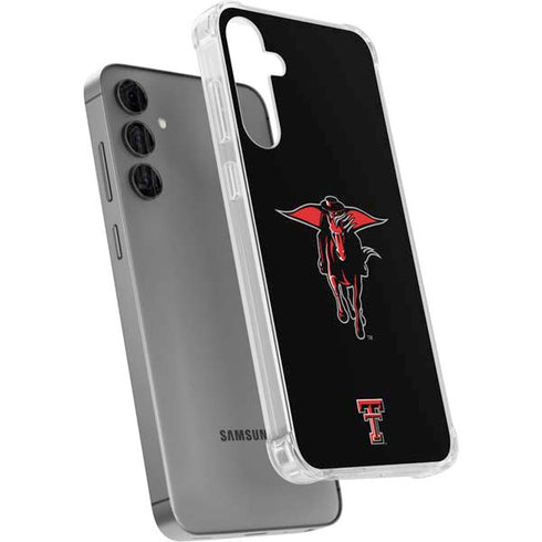 Texas Tech University Red Raiders Logo Galaxy S24 Plus Clear Case