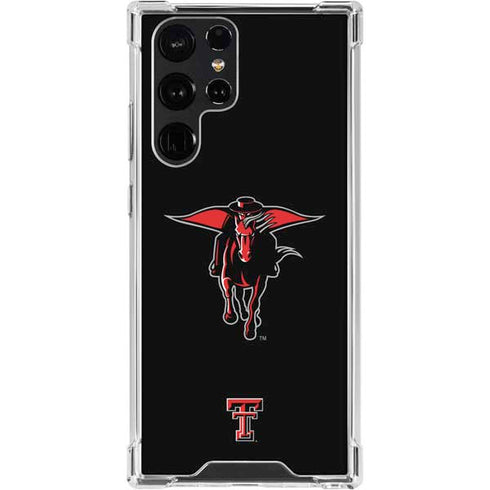 Texas Tech University Red Raiders Logo Galaxy S24 Ultra Clear Case
