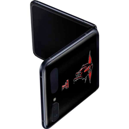 Texas Tech University Red Raiders Logo Galaxy Z Flip Skin