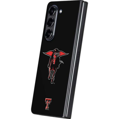 Texas Tech University Red Raiders Logo Galaxy Z Fold5 5G Skin