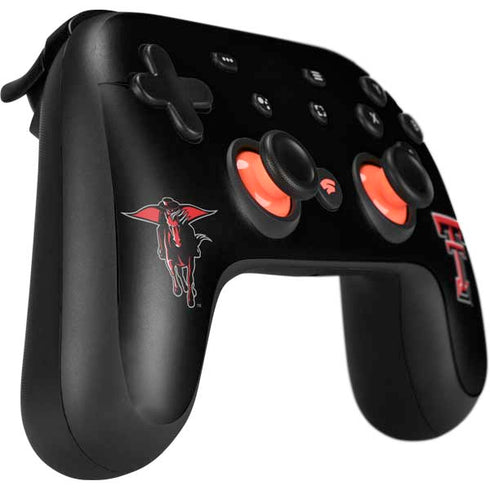 Texas Tech University Red Raiders Logo Google Stadia Controller Skin