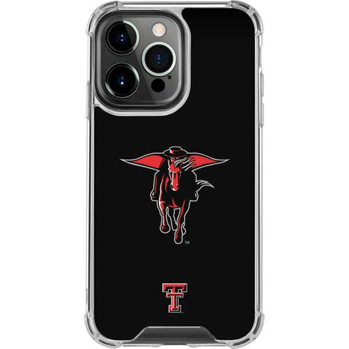 Texas Tech University Red Raiders Logo iPhone 15 Pro Clear Case
