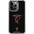 Texas Tech University Red Raiders Logo iPhone 15 Pro Clear Case