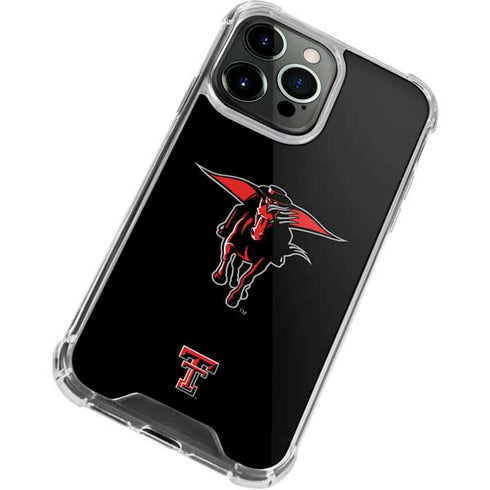 Texas Tech University Red Raiders Logo iPhone 15 Pro Clear Case