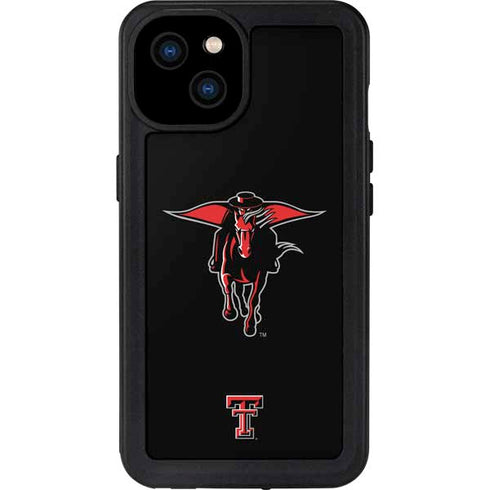 Texas Tech University Red Raiders Logo iPhone 15 Plus Waterproof Case