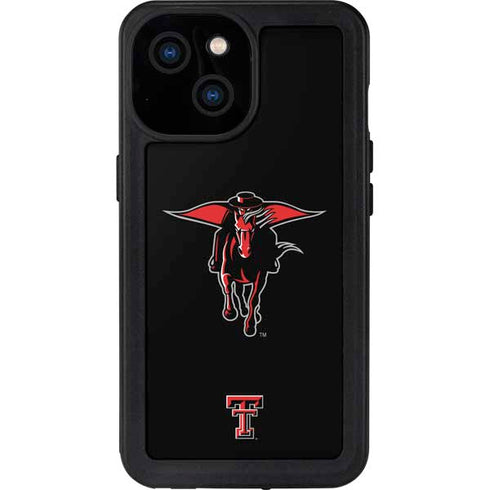 Texas Tech University Red Raiders Logo iPhone 15 Waterproof Case