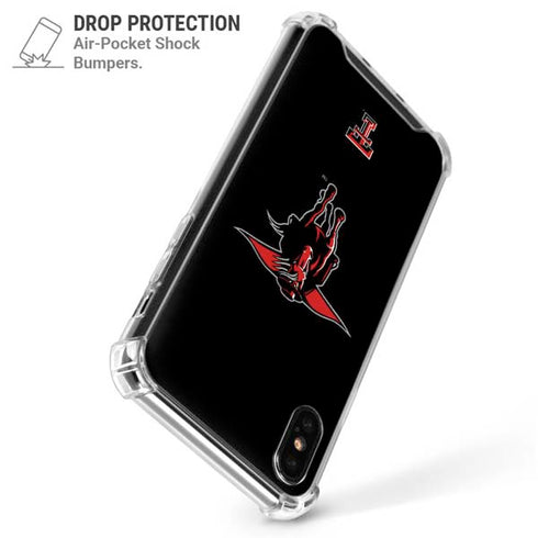 Texas Tech University Red Raiders Logo iPhone XS Max Clear Case