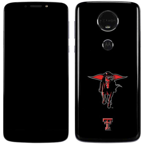 Texas Tech University Red Raiders Logo Moto E5 Plus Skin
