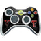 Texas Tech University Red Raiders Logo Xbox 360 Wireless Controller Skin