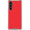 Red Galaxy S23 FE Clear Case