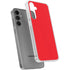 Red Galaxy S24 Plus Clear Case