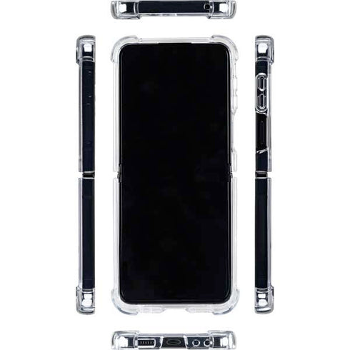 Red Galaxy Z Flip5 5G Clear Case