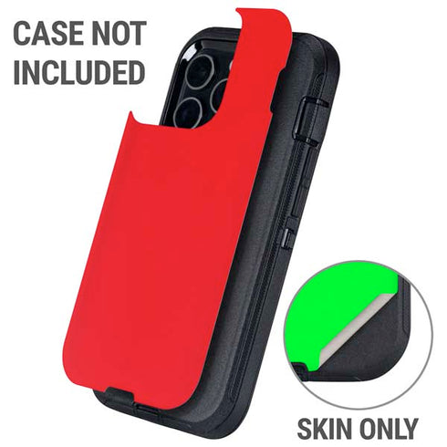 Red Otterbox Defender iPhone Skin