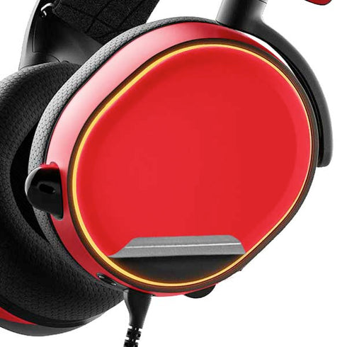 Red Solid SteelSeries Arctis 3 Skin