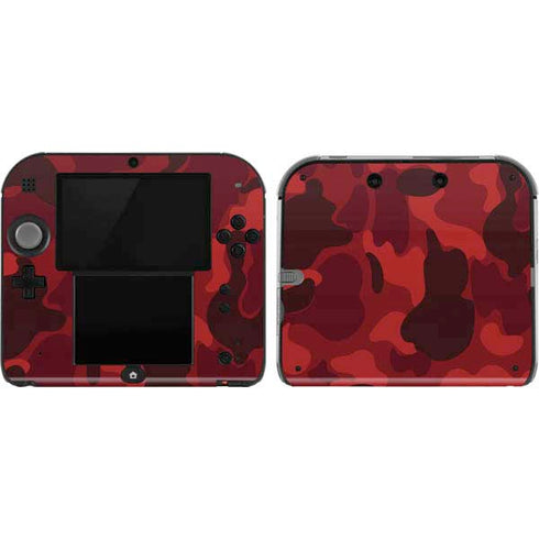 Red Street Camo Nintendo 2DS Skin