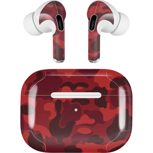 Red Street Camo AirPods Pro 2nd Gen Skin