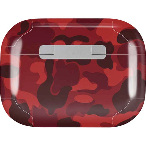 Red Street Camo AirPods Pro 2nd Gen Skin
