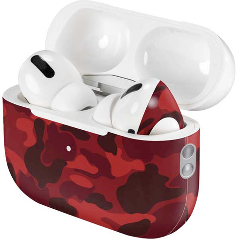 Red Street Camo AirPods Pro 2nd Gen Skin