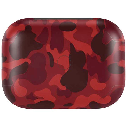 Red Street Camo Amazon Echo Buds Skin