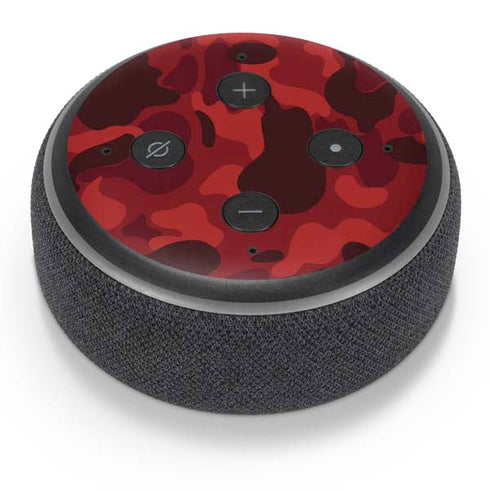 Red Street Camo Amazon Echo Dot Skin