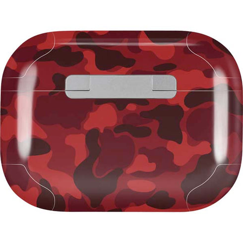 Red Street Camo Apple AirPods Pro Skin
