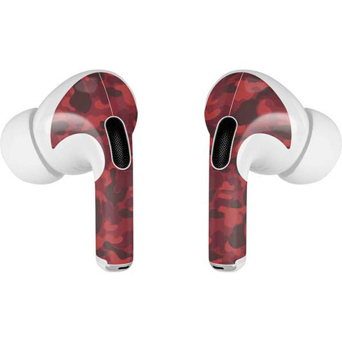 Red Street Camo Apple AirPods Pro Skin