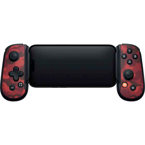 Red Street Camo Backbone One for iPhone Game Controller Skin